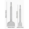 SDS Chisel Bits Lytool 2pcs SDS Plus Chisel 250x40mm+280x100mm, Masonry