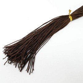 [Hair Market] Extensions, Rubber Braid, For Hair Extensions, 100 Pieces, Pre-Cut To 7.1 inches (18 cm), Braun