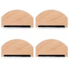 Ptwola 4PCS Cashmere Sweater Comb Beech Wood Manual Wool Fuzz
