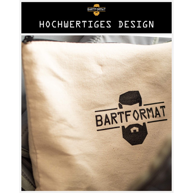 BARTFORMAT Men's Toiletry Bag - Smart Design with Leak Protection