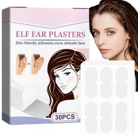 30pcs Cosmetic Ear Corrector,Ear Tape for Sticky Out Ears,Solve BigEar Problem with EarStickers by Pinning BackEars,Invisible EarPatches,Waterproof EarStickers,Fast Contouring,Longlasting Results