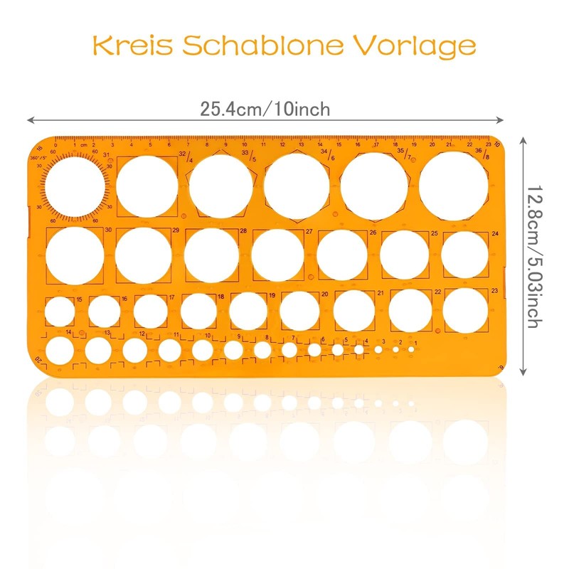 Circle Stencil for Drawing Circle Stencil Template Circle Template Mars