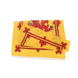 ANJOR Scotland Lion Rampant Flag 3x5Fts - Scottish Royal Flags With Brass Grommets 3 X 5 Ft