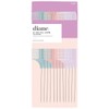 Diane 8" Pin Tail Combs, 12-pack, Assorted Colors, D4103