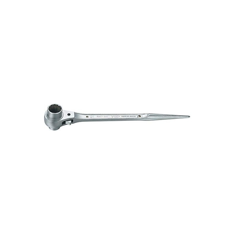 TOP Ratchet Wrench (Plated Specification) 0.7 x 0.7 inches (17