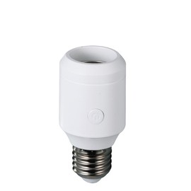 Zoiinet Remote Control Light Bulb Socket, Work with Wireless Light Switch, for Pull Chain Lighting Fixture, E26 E27 Bulbs Base Holder, Programmable, 500W, No Wiring Needed