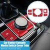 X AUTOHAUX 8 Set Centre Console Switch Panels for Mazda