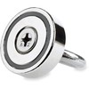 Sensei Pack of 3 Neodymium Eyelet Magnets, Diameter 25 x