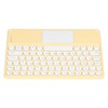 Touch Wireless Keyboard Round Keycaps Ergonomic Design Ultra Thin Smart