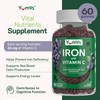 Iron Gummies Supplement with Vitamin C – 10 mg Iron