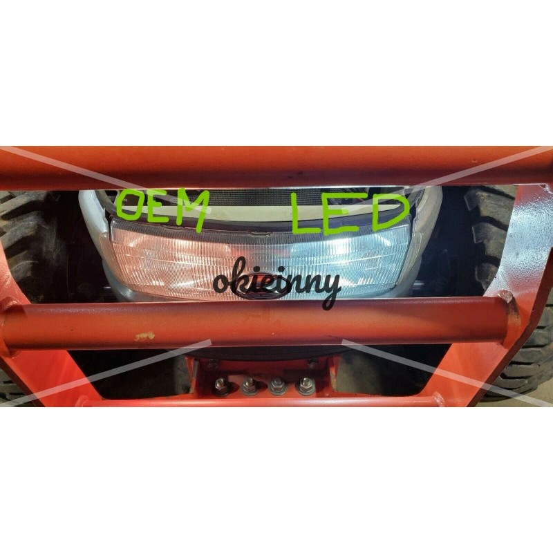 MHK Lighting 5 Super LED light bulbs for Deere skid