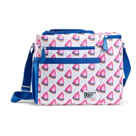 Fit & Fresh Foundry Soft Cooler Bag Insulated Leak Proof and Wine Carrier Bag, 24 Can Large Soft Sided Cooler Bag for Men and Women, 2 Bottle Wine Holder Tote Bag for Travel, Beach and Picnic Bag