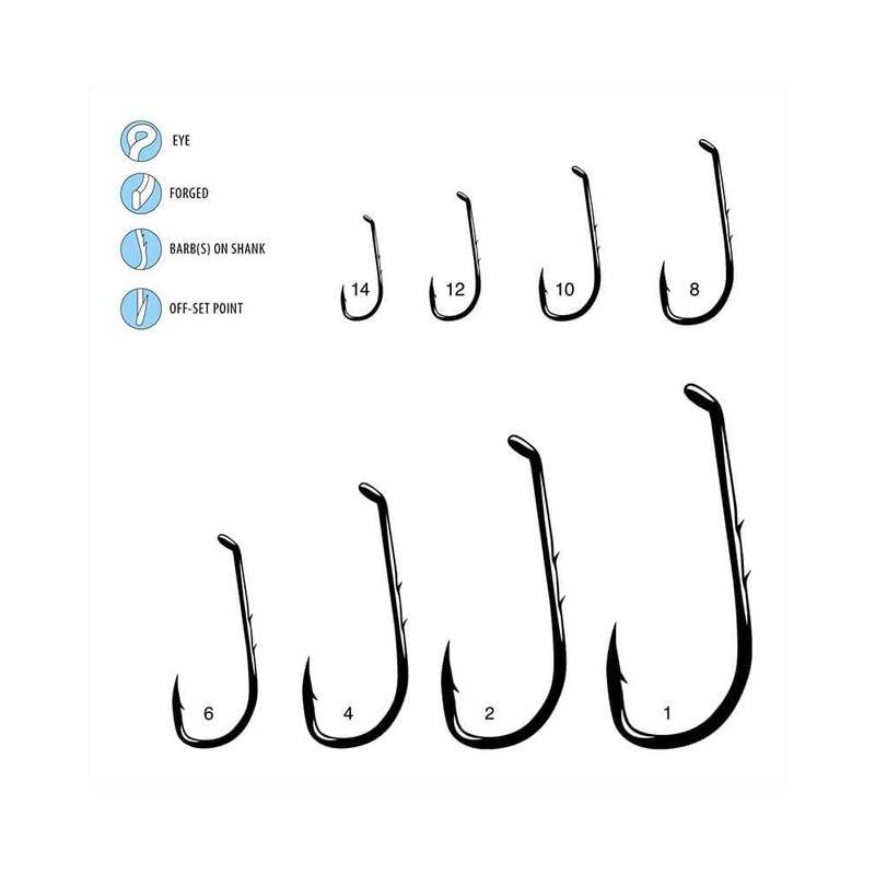 Gamakatsu 05411 Baitholder Hooks,Nickel