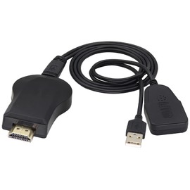 zdyCGTime E9 intelligent wireless display dongle receiver,1080P HD wifi TV HDMI male Adapter,Wireless screen device with micro cable,A wireless display adapter for smart phones/PC/TV/monitors.(1Pack)
