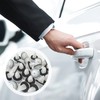 fKiZanthene Car Trim Clips, 50 Pcs White Plastic Trim Clips,