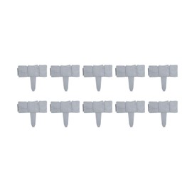 Haushalt International Flower Bed Border Approx. 2.5 Metres Plastic Lawn Edging Flower Bed Edging Lawn Edging