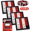 Schylling The 15 Puzzle - Number Slide Brain Teaser (4-Pack)