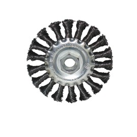 (100mm) Twist Knot Wire Wheel Brush For Angle Grinder