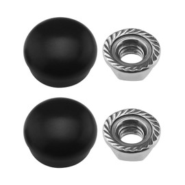 EMSea 2 Sets of Front Windshield Wiper Arm Nut Caps Bolt Cover Kit 1J0955205A/133955435/955203005 Compatible with VW Transporter T4 T5 T6