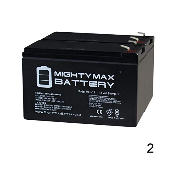 Mighty Max Battery 12V 9Ah SLA Battery Replacement for Rastar