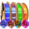 LOVOON 3D PLA Filament 1.75mm Bundle, Tricolor 3D Printer Filament