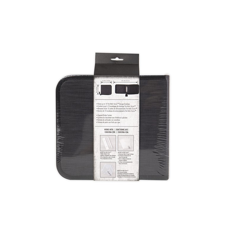 Sizzix Storage Die Storage Binder Small Black Inspired by T