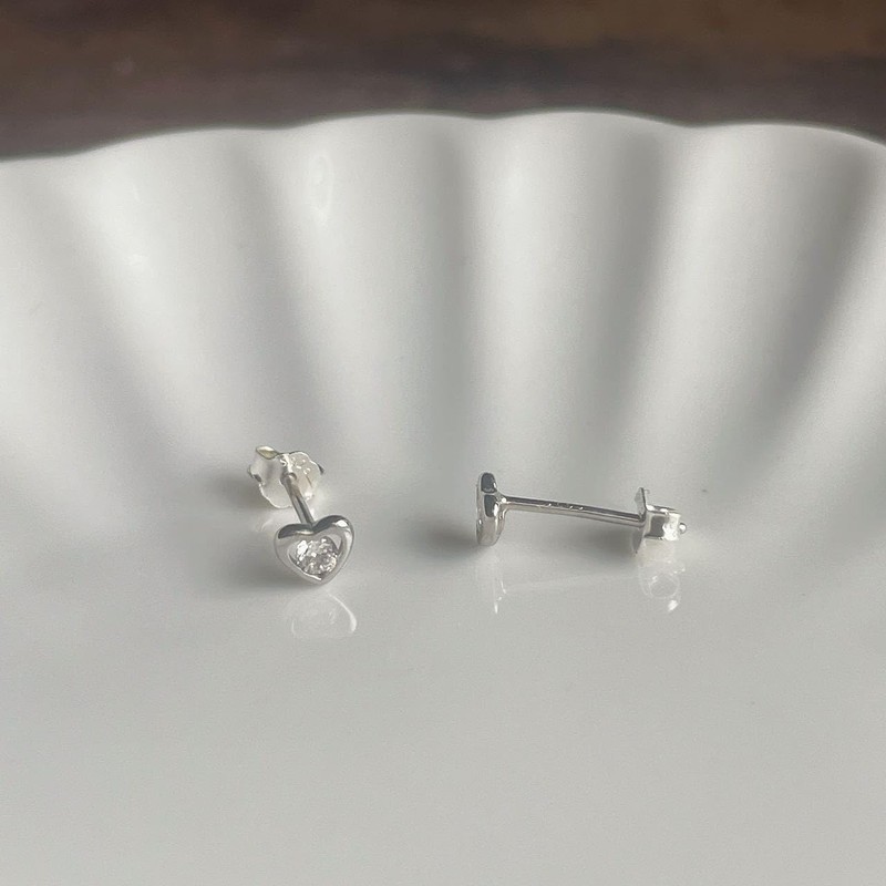 Silver 925 Earrings, Silver, Yellow Gold, Pink Gold, 18K Coating,