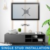 Mount-It! TV Mount with Shelf | Full Motion TV Wall