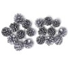 Christmas Pine Cones, 18 Pieces Mini Natural Pine Cone with