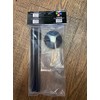 Radiator Pipe Covers & Collars Pair- Black 15mm Pipe Shroud