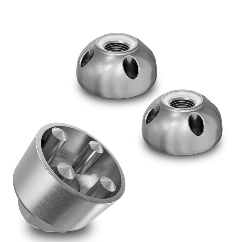 Stainless Steel Anti-Theft Nuts M6 M8 M10 M12 V2A Anti-Theft