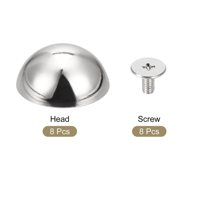 sourcing map 8 Sets 20 x 9 mm Round Rivets