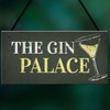 RED OCEAN Gin Palace Sign Garden Shed Man Cave Home