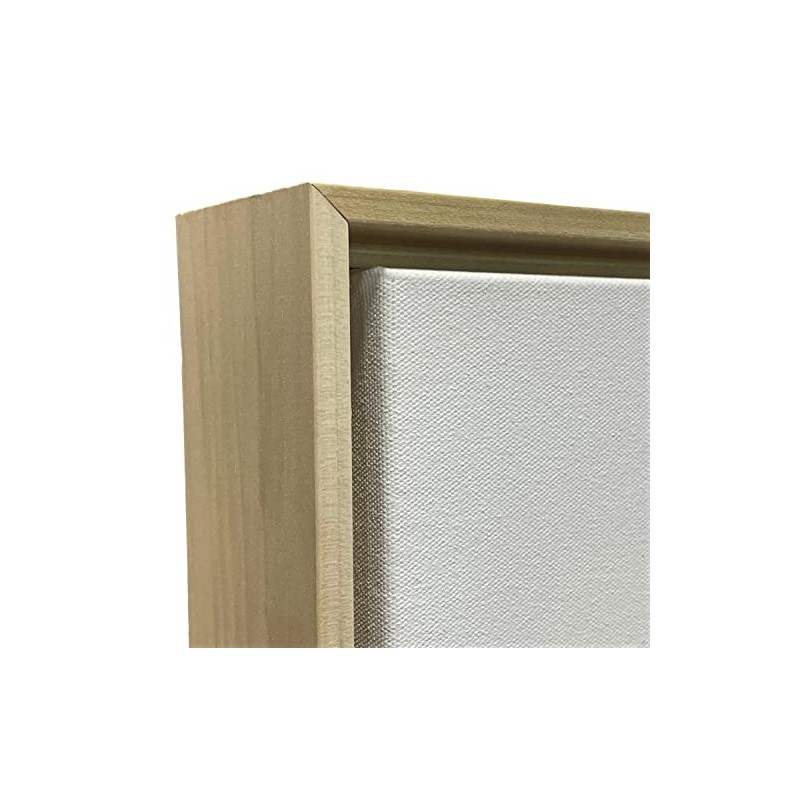 SUNBELT Natural Poplar Wood Floater Frame for 1.5" Deep Canvas
