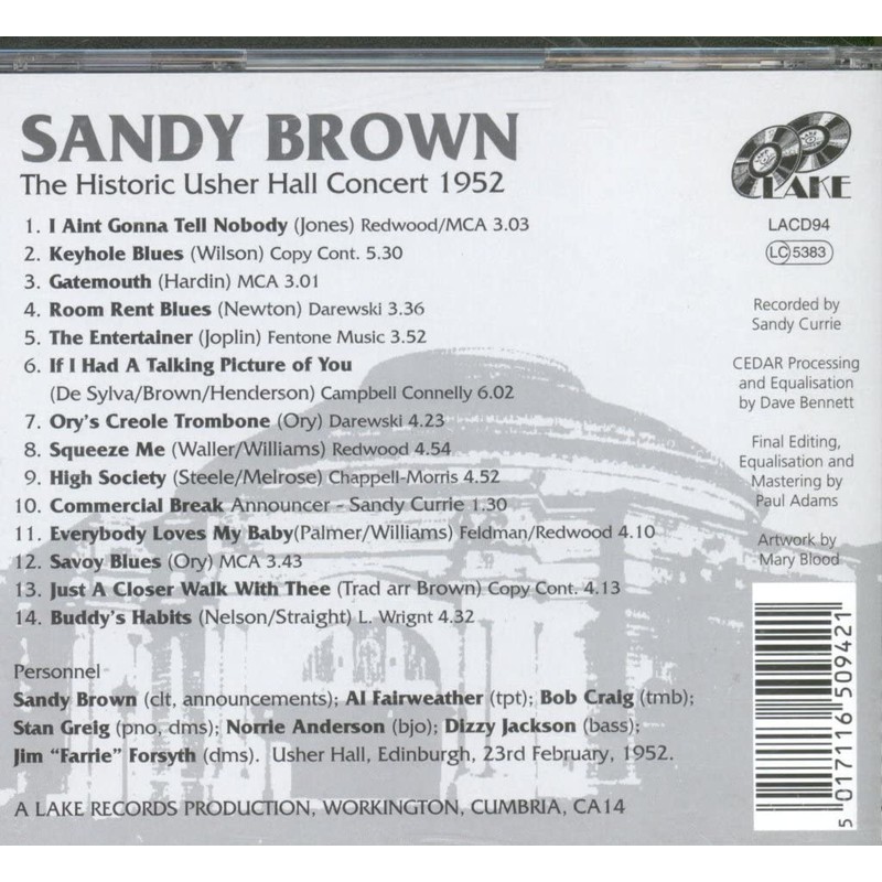 Historic Usher Hall 1952