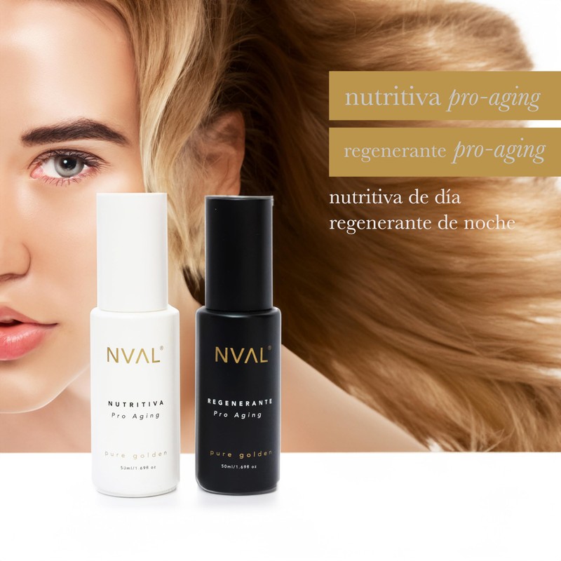 NVAL Regenerante Pro Aging, Pure Golden Anti-Ageing Cream, 50 ml