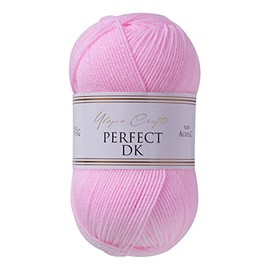 Utopia Crafts DK Double Knitting Yarn, 100g (Baby Pink)