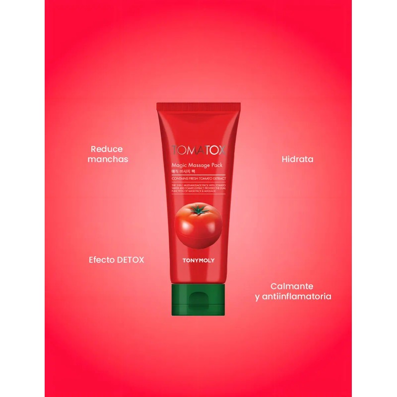 Tonymoly Mascarilla Antimanchas Tomatox Tubo Tipo Piel Seca Mixta Grasa