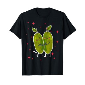 Cute Curuba Couple Hugging Curuba Fruits T-Shirt