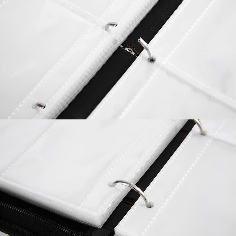 Card Scrapbook 440 Pockets 4-Pocket Books for Cards with 55