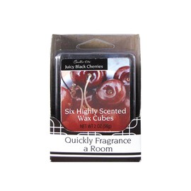 Candle-Lite Six Highly Scented Wax Cubes- Juicy Black Cherries 1144371