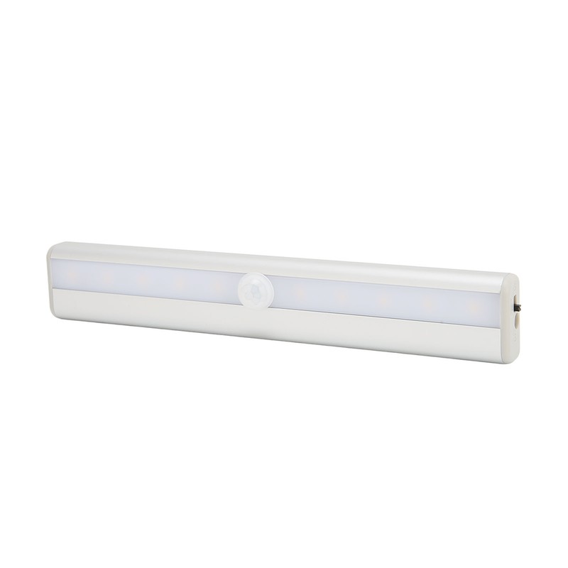 Motion Sensor Light Warm Light 10 LEDs Rechargeable Induction Night