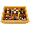 LMC Products Wooden Brain Teaser Puzzles 6 Pack - 3D