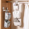 MORNITE 3 Pcs Shower Basket Hanging Caddy, Portable Walll Storage