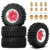 OGRC 1.2" Beadlock Wheel Tires 4mm Offset Wheel Tires for