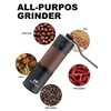 Manual Coffee Grinder, Portable Hand Stainless Steel Conical Burr Coffee