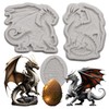 Dragon Resin Mold,Dragon Silicone Molds for Crafts Dragon Egg Molds