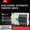 ZexoGlide Dual Power Automatic Transfer Switch, Din Rail Mounted Power