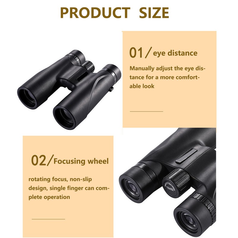 8x22/10x22 HD Outdoor Binoculars Set Handheld Sightseeing Binoculars for Concert