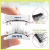 Fmalra Magnetic Eyelashes, Magnetic Eyelashes Without Eyeliner, Reusable Natural Look